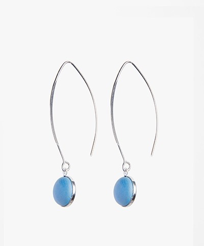 Ellen Beekmans Elipse Earrings - Blue