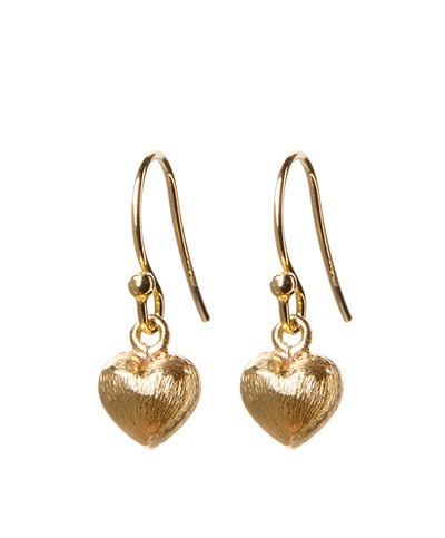 Susanne Hearts Earrings - Gold