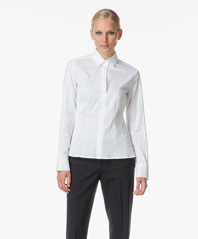 BOSS Bashina Slim-fit Shirt - White