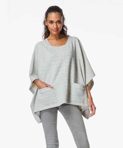 Closed Oversized Jersey Sweater - Light Grey