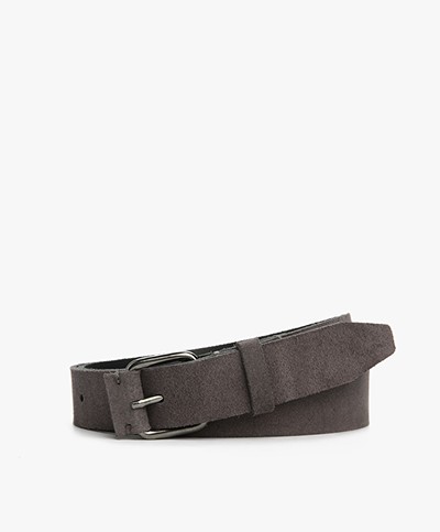 Drykorn Endless Leather Belt - Antracite