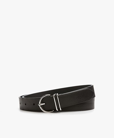 Filippa K Leather Hip Belt - Black