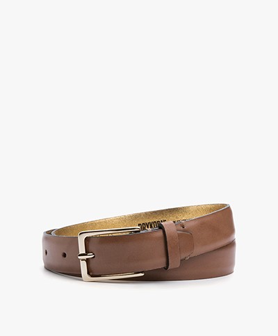 Drykorn Cheeky Leather Belt - Brown