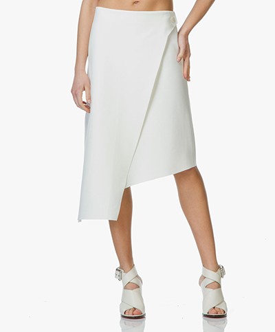 Áeron Soft Scuba Asymmetric Skirt - Off-white 