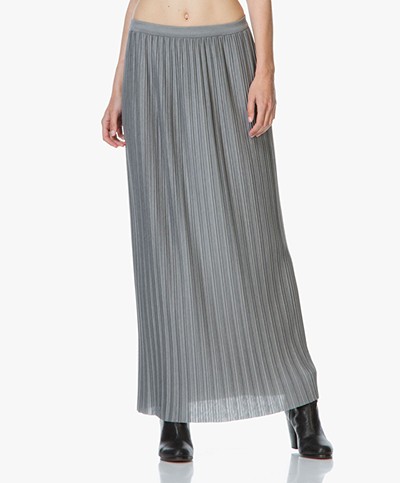 Theory Osnyo Pleated Skirt - New Grey Melange