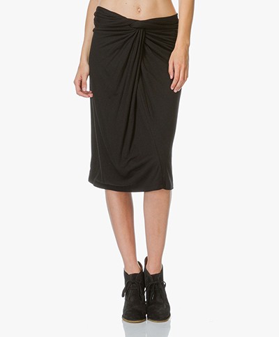 IRO Lison Jersey Skirt - Black