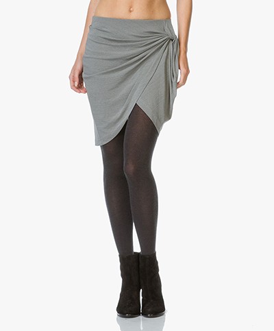 IRO Ranelle Wrap Skirt - Steel Grey