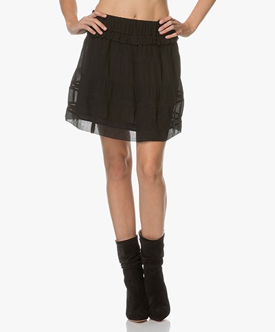 IRO Genia Short A-line Skirt - Black 