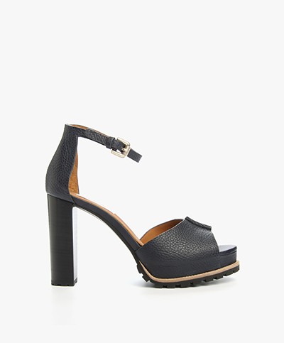 See by Chloé Africa Sandels with Heel - Atlantico/Tacco Nero 