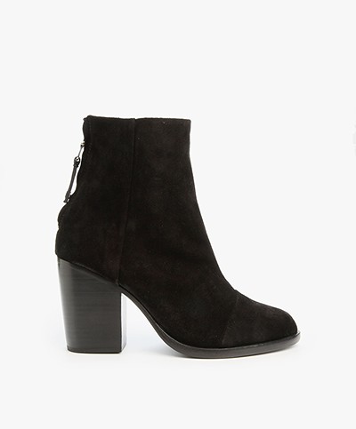 Rag & Bone Ashby Ankle Boots - Black Suede 