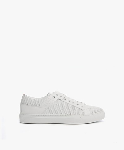 HUGO Connie Leather Sneakers - White
