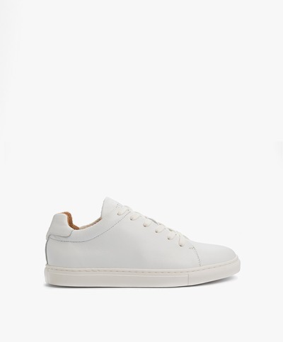 Fred de la Bretonière Leather Sneakers Low - White