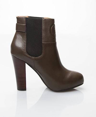 Armani Jeans Ankle Boots - Taupe