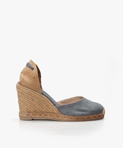 Castaner Carina Wedges- Charcoal