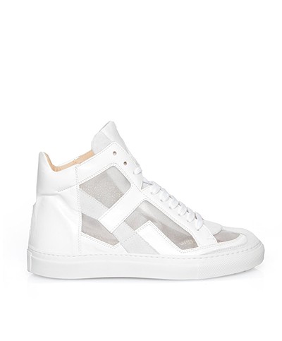 MM6 Cut-out Sneakers - White