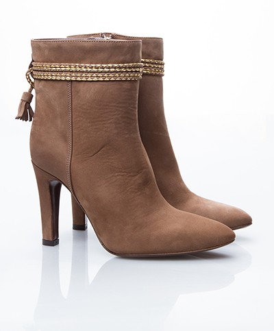 Paul & Joe Jo Suede Ankle Boots - Taupe