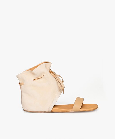 See by Chloé Leather Cuff Sandals - Naturel