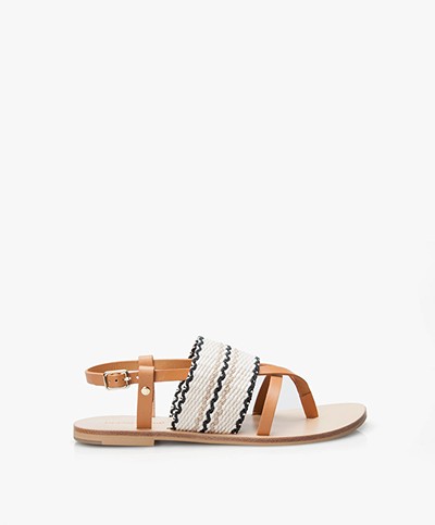 See by Chloé Bohemian Sandals - Beige/Off-white/Black/Camel