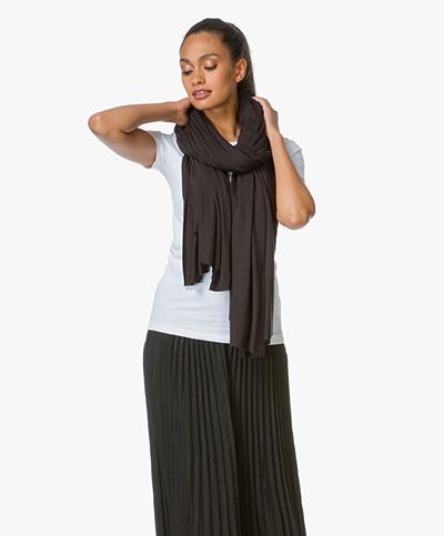 Repeat X Perfectly Basics Large Jersey Scarf - Black