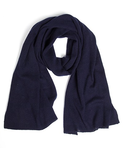 Repeat Cashmere Scarf - Navy