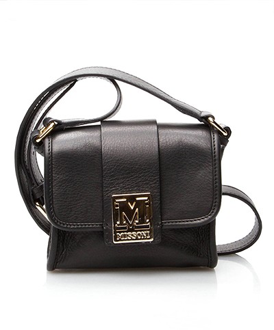 M Missoni Small Shoulder Bag - Black