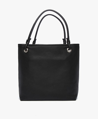 MM6 Reversible Shopping Bag - Black/Metallic