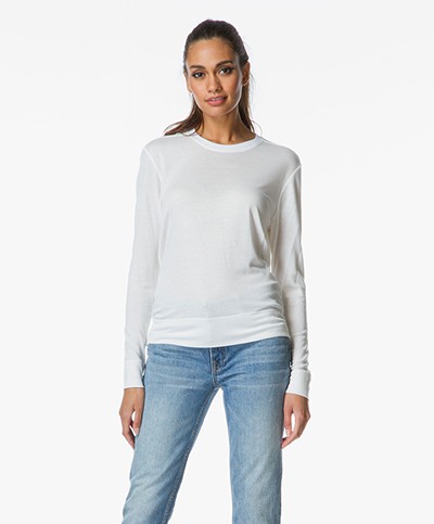 Helmut Lang Sync Jersey Top - Dove