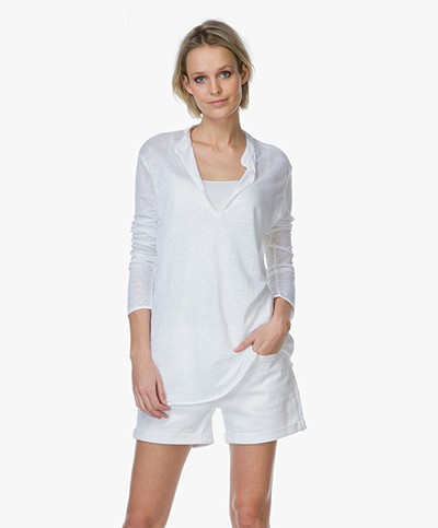 Majestic Linen Shirt - White