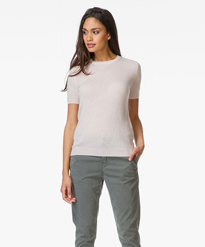 Theory Tolleree Pullover in Cashmere - Blush