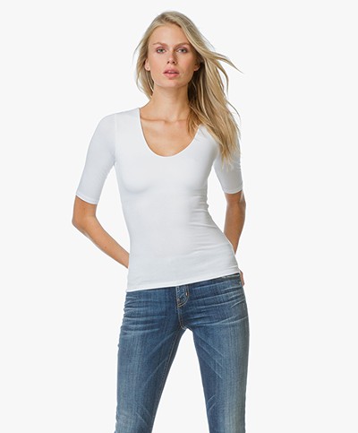 T by Alexander Wang T-shirt With Back Slit - Wit