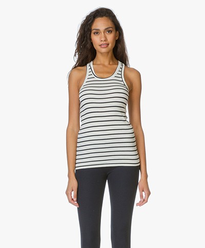 Petit Bateau Iconic Striped Top - Coquille/Smoking