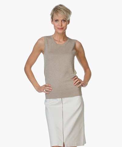 Repeat Sleeveless Pullover - Clay