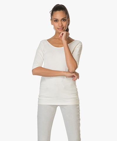 Kyra & Ko Raglan T-shirt Akkie - Off-white