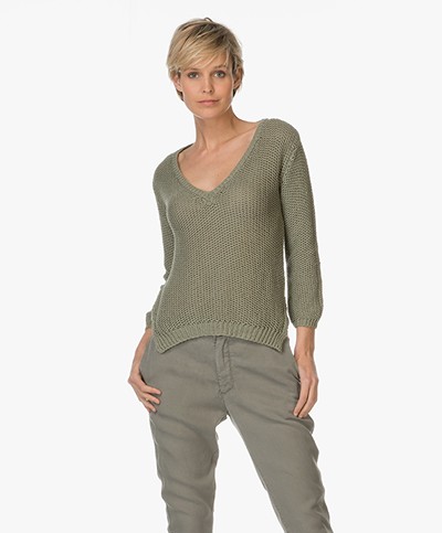 BY-BAR File Open-worked Pullover - Algave 