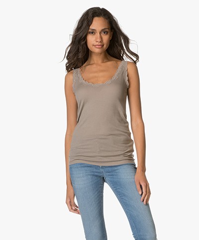 Drykorn Loona Tank top - Taupe