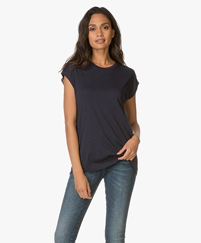 By Malene Birger Umtra T-shirt - Donkerblauw
