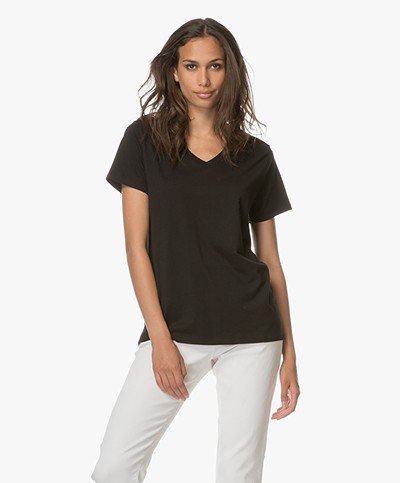 Denham Icon Relaxed T-Shirt - Cinder Black