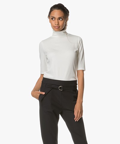 Josephine & Co Adrie Shirt with Turtleneck - Off-white