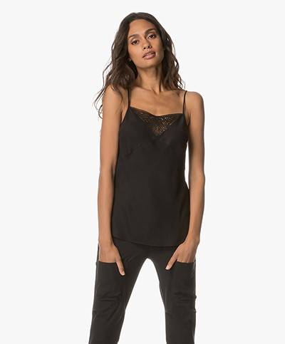 Closed Maxime Top with Lace - Black 