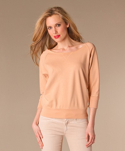 Closed French Terry Sweater  - Oats