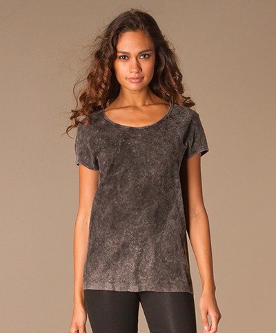 Drykorn Pilea T-shirt - Zwart