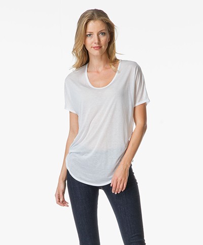 Helmut Lang Entity Jersey T-shirt - White