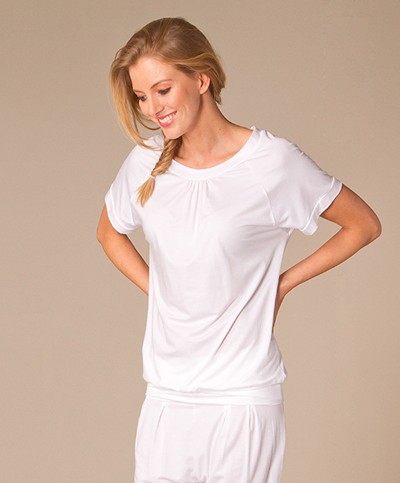 Sunday in Bed Kassandra Shirt - White
