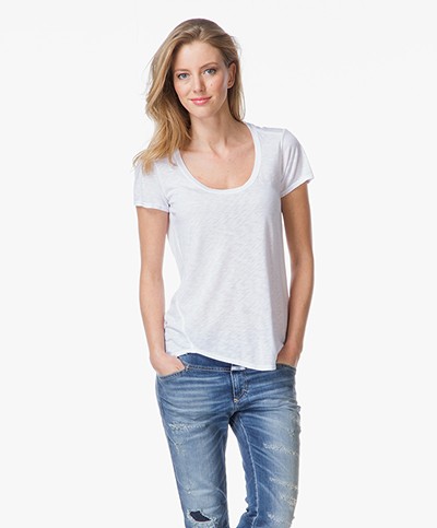 Velvet Calista Basic Tshirt - White
