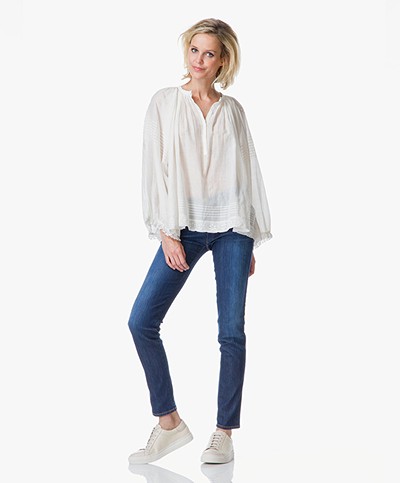 Zadig et Voltaire Trone Deluxe Blouse - Off-white