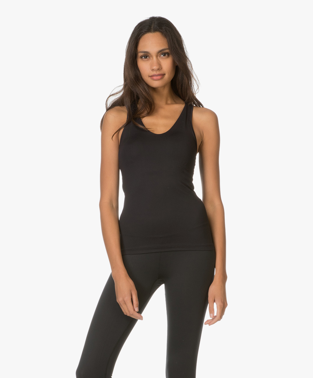 Filippa K Soft Sport Yoga Tank Top Black