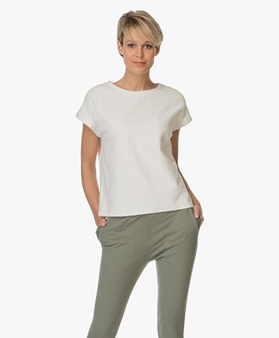 BY-BAR Anna Cotton Top - Off-white 