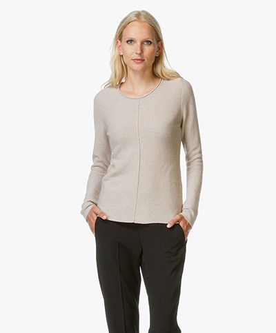 Belluna Pascale Knitted Pullover - Beige 
