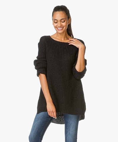 Drykorn Banu Knitted Pullover - Black