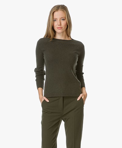 Sportmax Gattoni Pure Cashmere Sweater - Dark Green 